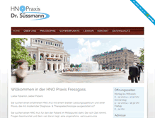 Tablet Screenshot of hno-fressgass.de
